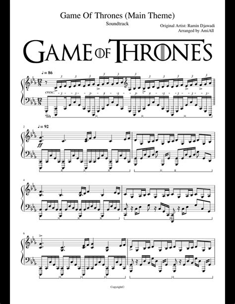  Game Of Thrones by Amos Lee